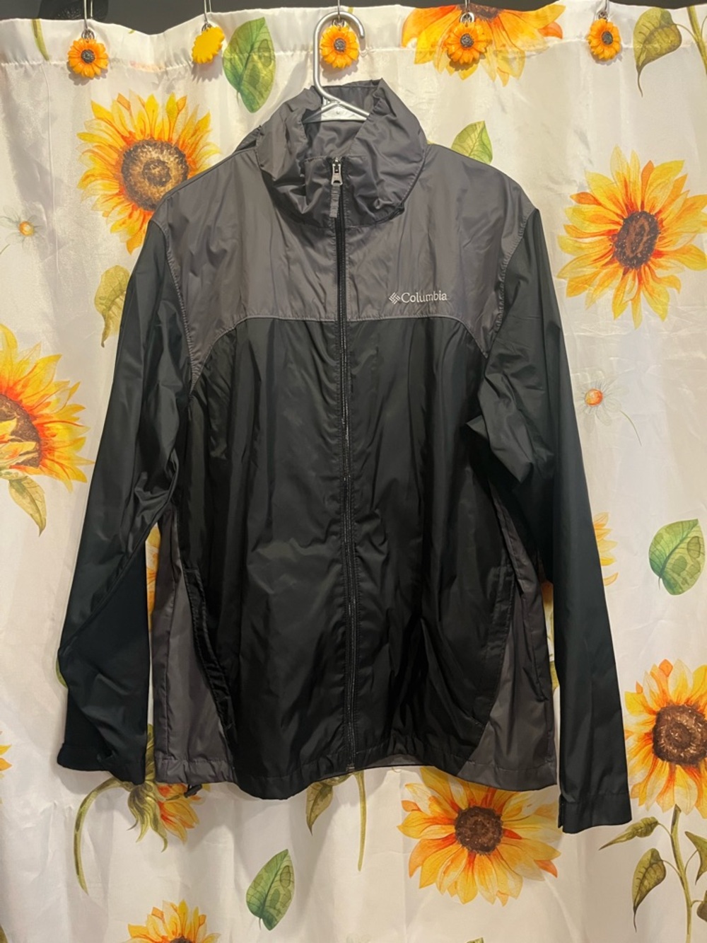 Columbia Black and Charcoal Lightweight Utility Jacket